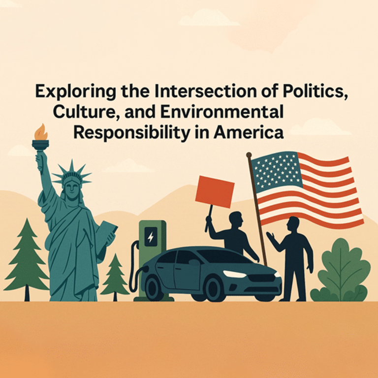 Exploring the Intersection of Politics, Culture, and Environmental Responsibility in America