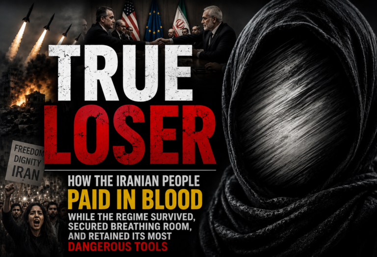 The True Loser: How the Iranian People Paid in Blood While the Regime Survived, Secured Breathing Room, and Retained Its Most Dangerous Tools